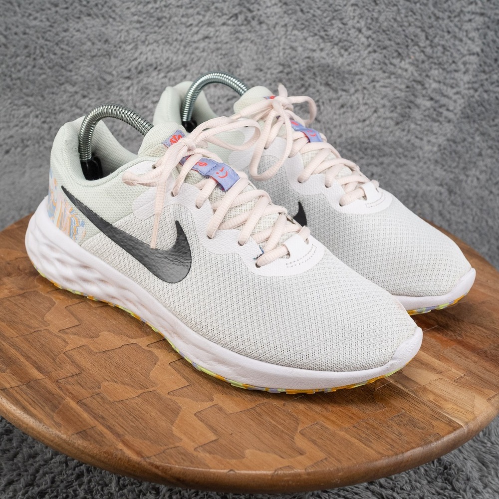 Nike DO9475-100 White Revolution 6 NN PRM Next Nature Premium Shoes Women's 10